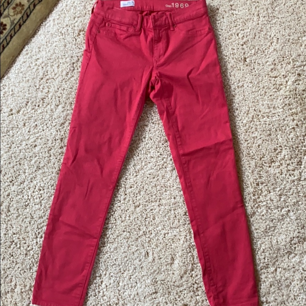 Gap dark orange jeans